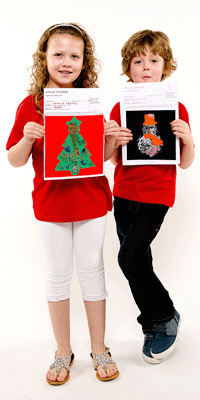 Each class creates artwork using our templates